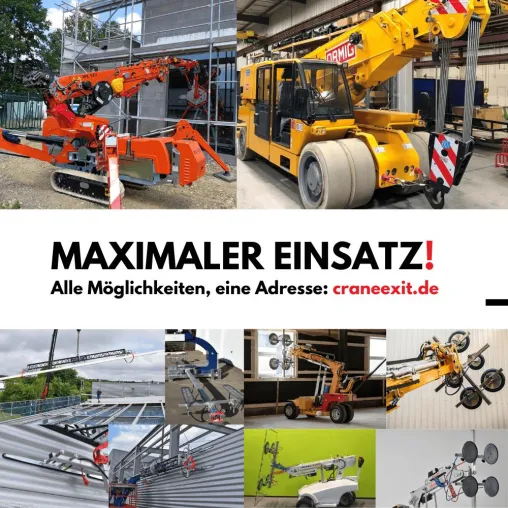 Bild: Wie Glaslifter die Baustelle dominieren!
