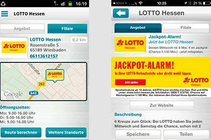 Bild: Verkaufsstellen von LOTTO Hessen jetzt auch mobil finden