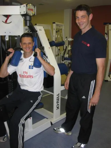 Konditionstrainer und Leistungsdiagnostiker des HSV bei ehemaligem Arbeitgeber Bild: Konditionstrainer und Leistungsdiagnostiker des HSV bei ehemaligem Arbeitgeber