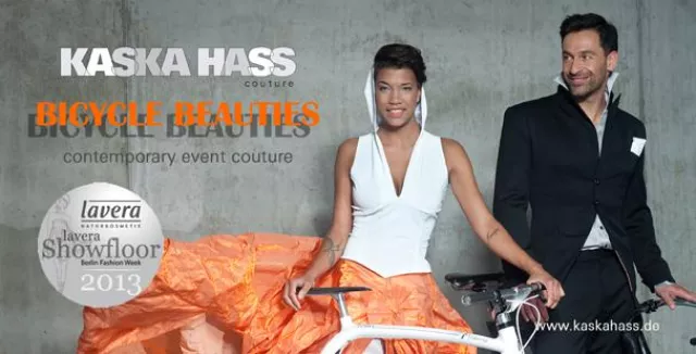 Bild: Kaska Hass zeigt innovative „Bicycle Beauties“ auf der Berlin Fashion Week
