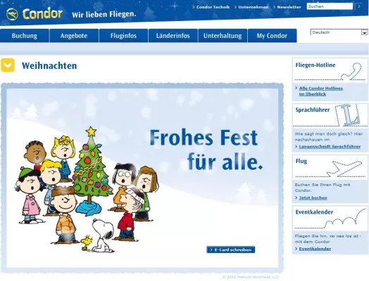 Bild: denkwerk realisiert weihnachtliches Online-Special für Condor