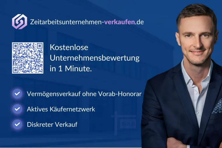 Was ist ein Zeitarbeitsunternehmen wert? Neuer Schnell-Check liefert Orientierung in 1 Minute Bild: Was ist ein Zeitarbeitsunternehmen wert? Neuer Schnell-Check liefert Orientierung in 1 Minute