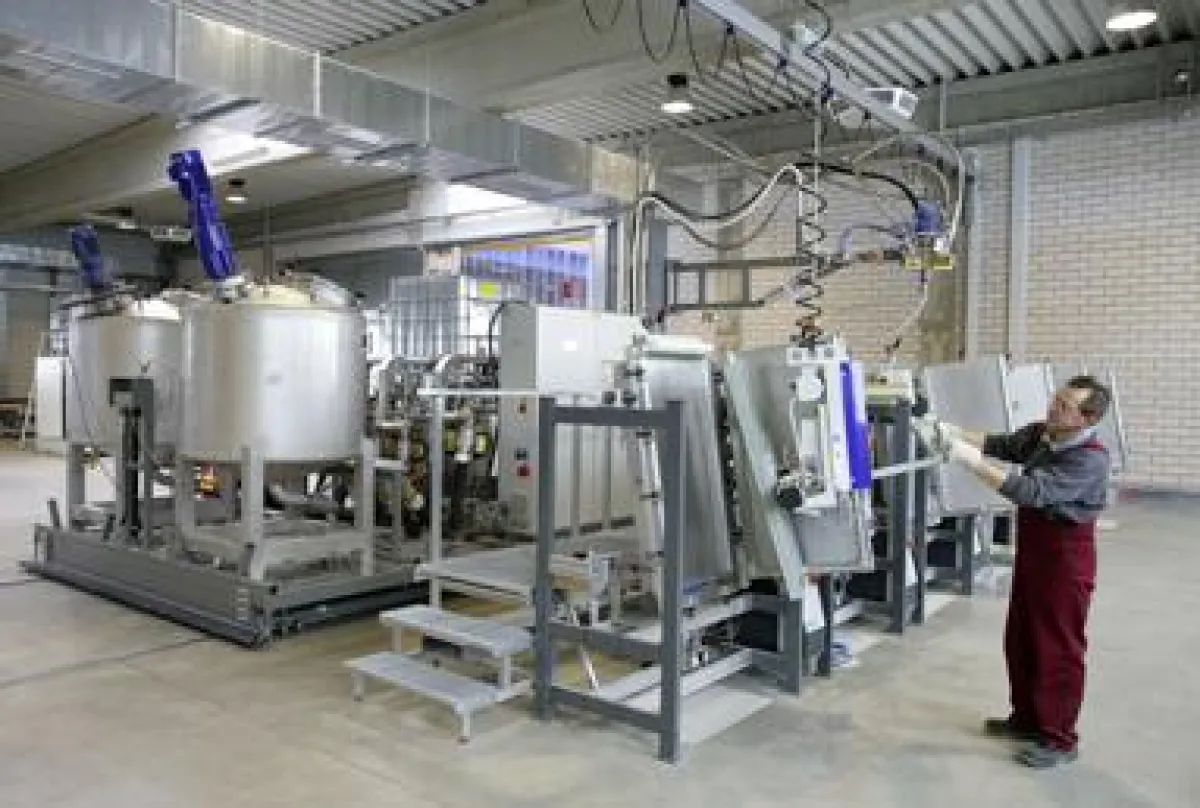 ebalta Plattenproduktionsanlage