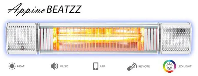 Infrarotstrahler Terrasse mit Fernbedienung » Appino BEATZZ heizt jetzt per Smartphone App ein Bild: Infrarotstrahler Terrasse mit Fernbedienung » Appino BEATZZ heizt jetzt per Smartphone App ein