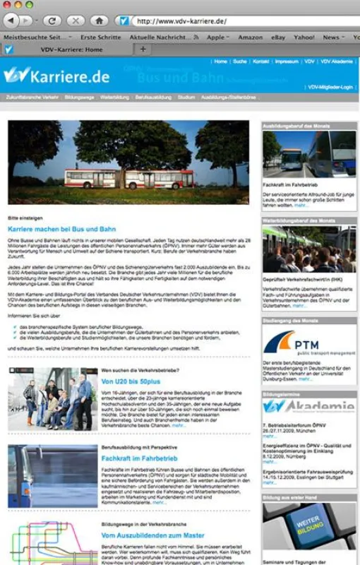 Das neue Karriereportal von VDV und VDV-Akademie: www.vdv-karriere.de