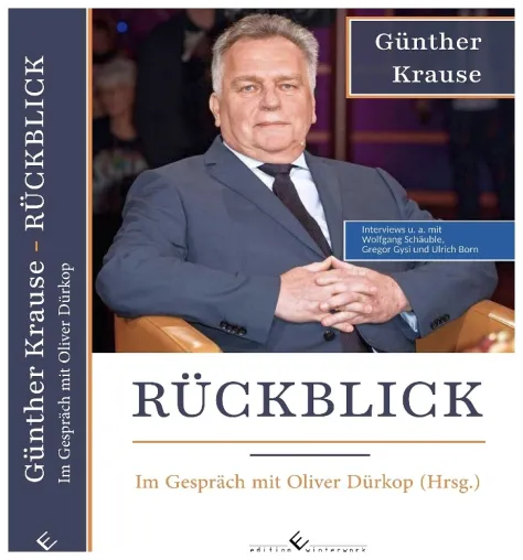 Bundesminister a. D. Prof. Dr. Günther Krause mit der Veröffentlichung des Buches „Rückblick“ Bild: Bundesminister a. D. Prof. Dr. Günther Krause mit der Veröffentlichung des Buches „Rückblick“