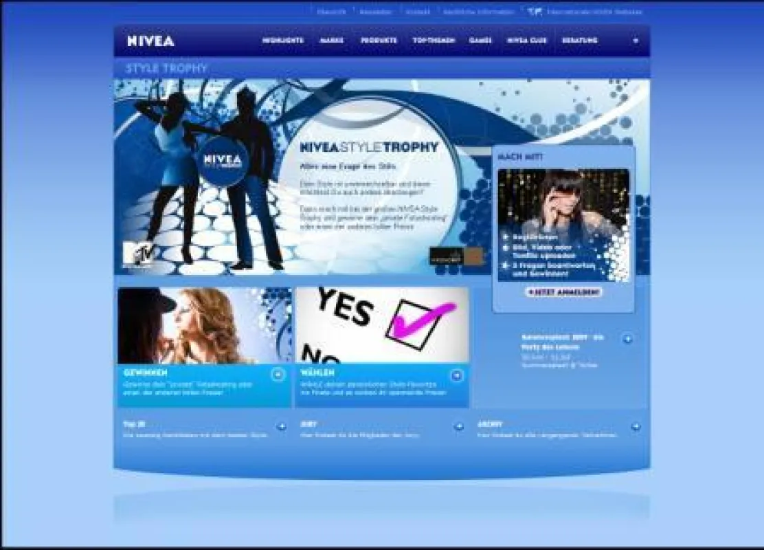 NIVEA Style Trophy auf www.styletrophy.at