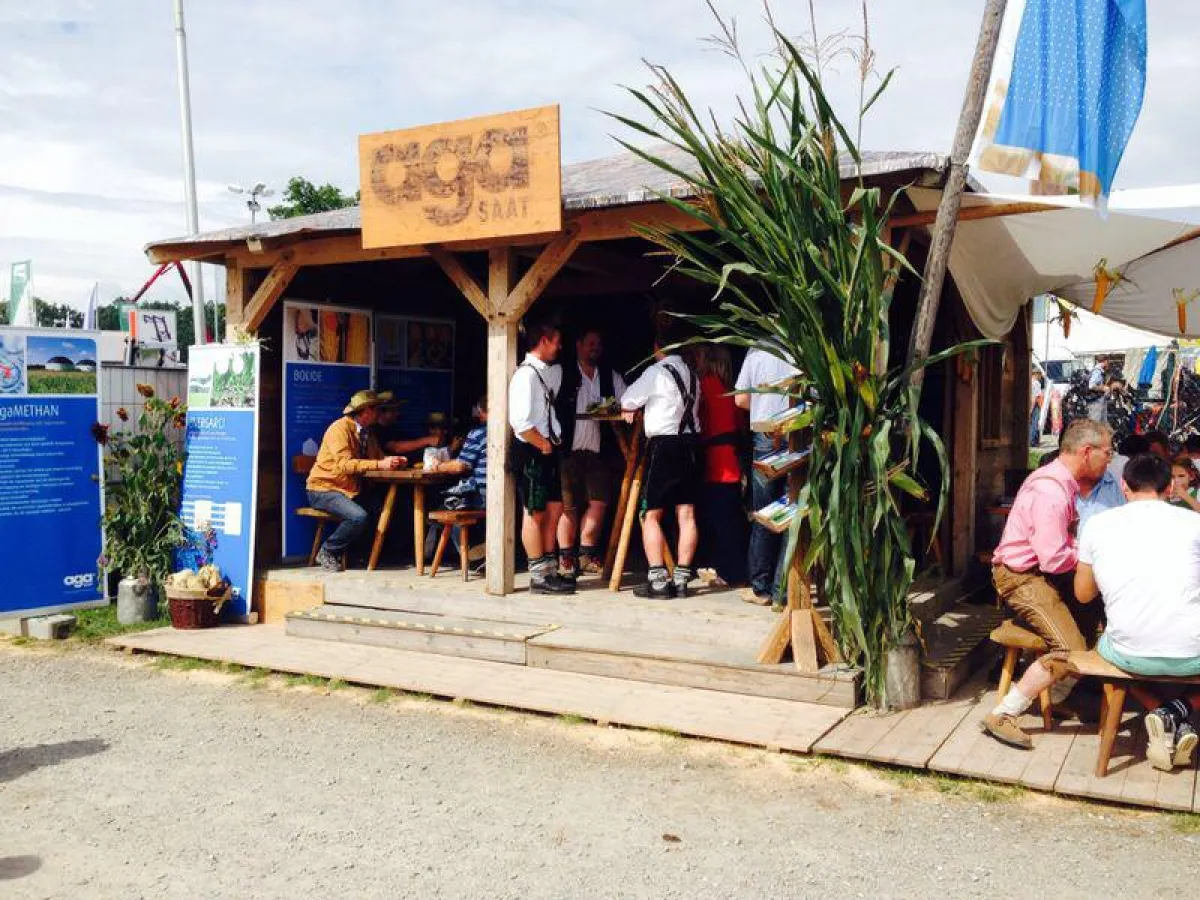2018 wird der Messestand 2-stöckig gebaut