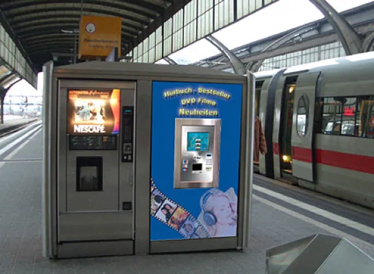 Bild: 400 Hörbücher auf nur 1 Quadratmeter: Hörbuch-Verkaufsautomaten ermöglichen 24-Stunden-Verkauf