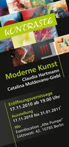 Kontraste – Ausstellungseröffnung von moderner und emotionaler Malerei in Berlin Bild: Kontraste – Ausstellungseröffnung von moderner und emotionaler Malerei in Berlin