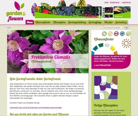 Bild: Garden and Flowers – Neues Online-Gartenmagazin mit Pflanzenportal