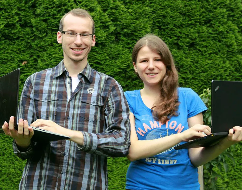 Die Initiatoren (v.l.) Martin Möller und Saskia Schaffhausen