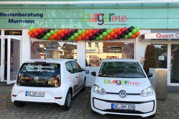 Neueröffnung vor den Toren Hamburgs: In Norderstedt eröffnet der vierte burgerme-Store Schleswig-Holsteins Bild: Neueröffnung vor den Toren Hamburgs: In Norderstedt eröffnet der vierte burgerme-Store Schleswig-Holsteins