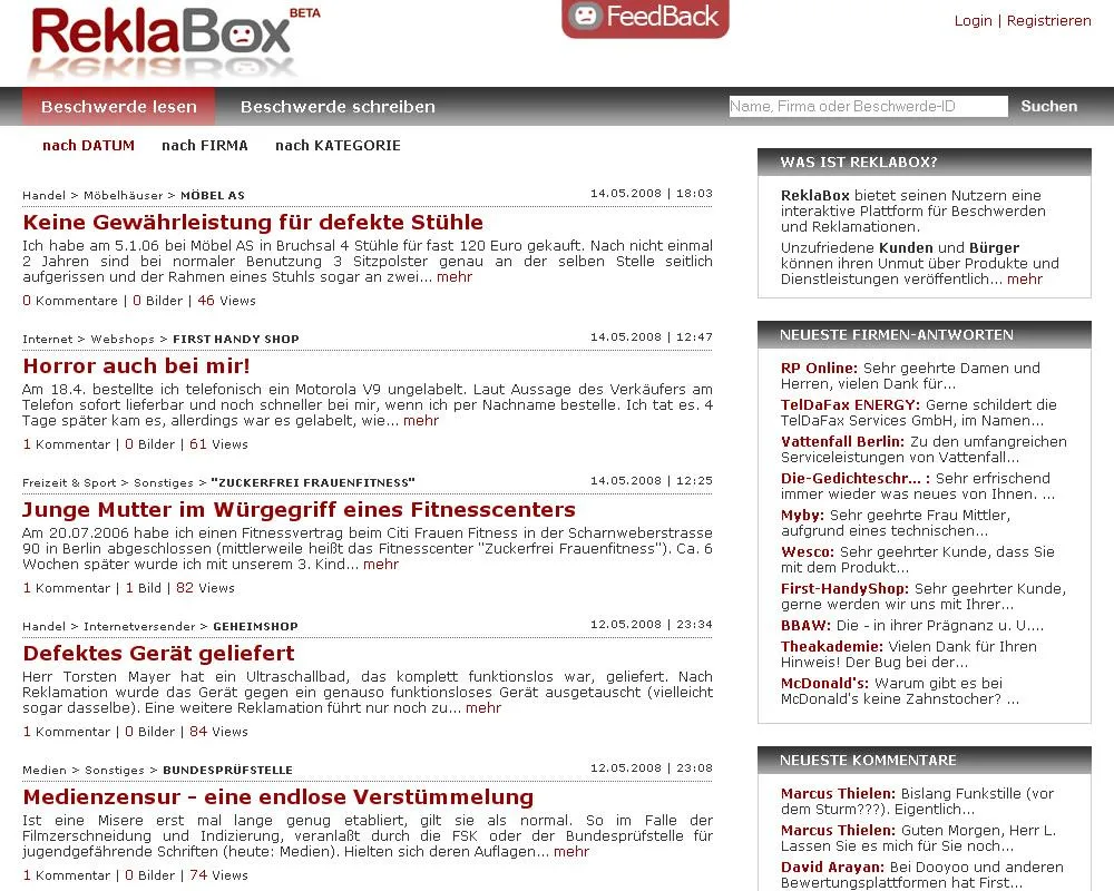 ReklaBox Screenshot