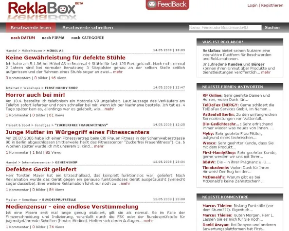 Bild: REKLABOX ERFOLGREICH GESTARTET