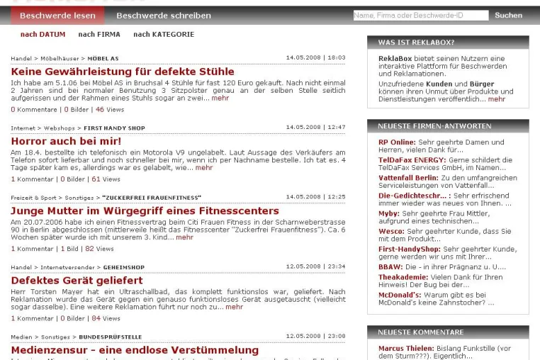 REKLABOX ERFOLGREICH GESTARTET Bild: REKLABOX ERFOLGREICH GESTARTET