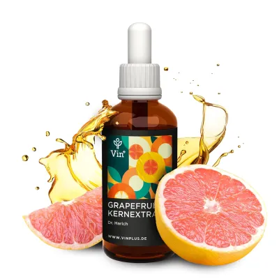 Bild: Vinplus Grapefruitkernextrakt Dr. Harich als “Sehr Gut” bewertet