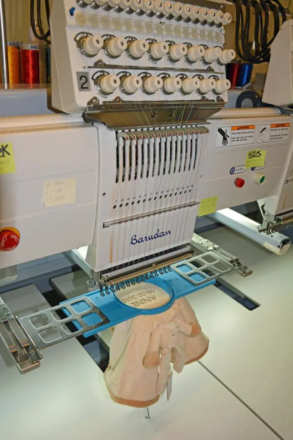 Schmusetuch mit persönlicher Bestickung