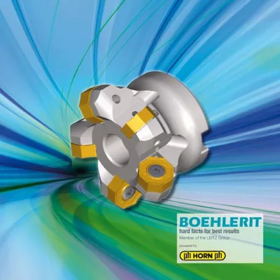 PItec 45N: Neues Werkzeugsystem für äußerst stabiles und prozesssicheres Planfräsen. Bild: PItec 45N: Neues Werkzeugsystem für äußerst stabiles und prozesssicheres Planfräsen.