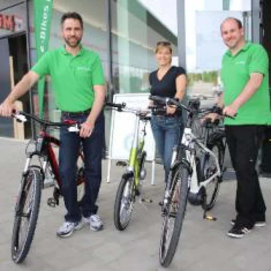 Team aus der e-motion e-Bike Welt Ulm