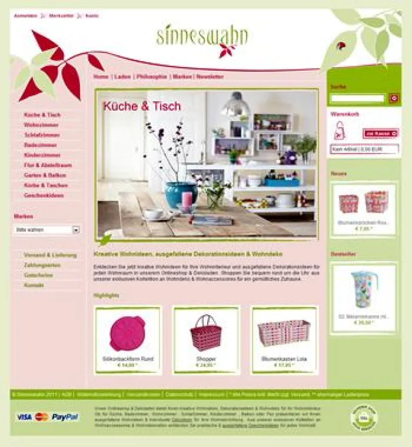 Sinneswahn Onlineshop