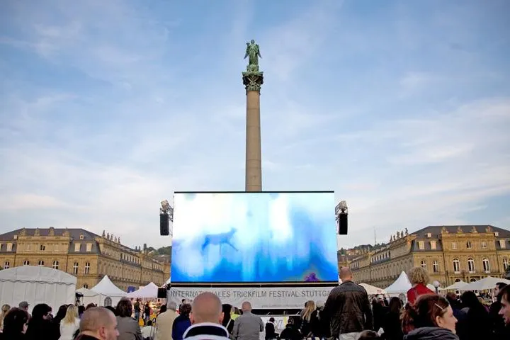 Bild: b&b bei Internationalen Trickfilm-Festival im Einsatz