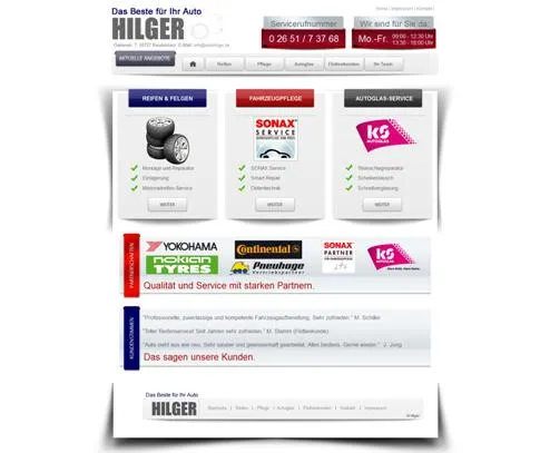 Bild: MCM NetworX realisiert neuen Webauftritt des Eifeler Kfz-Serviceanbieters HILGER