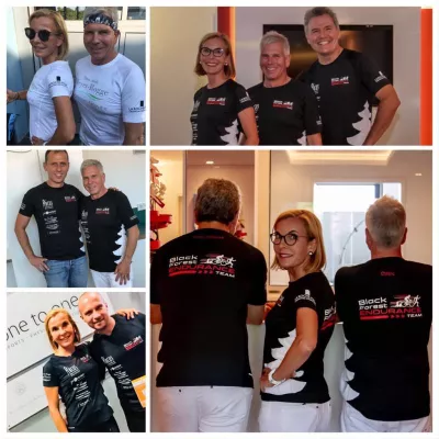 Bild: Schwimmen, Radeln, Laufen – die sportliche Seite der Dres. med. Meyer-Rogge