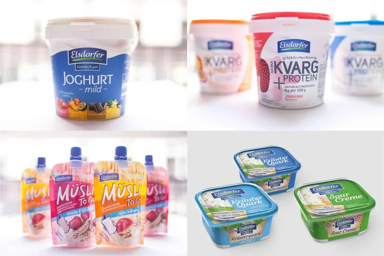 Heideblume Molkerei Elsdorfer gibt Vollgas mit neuen Verpackungsdesigns im Kuhlregal Bild: Heideblume Molkerei Elsdorfer gibt Vollgas mit neuen Verpackungsdesigns im Kuhlregal