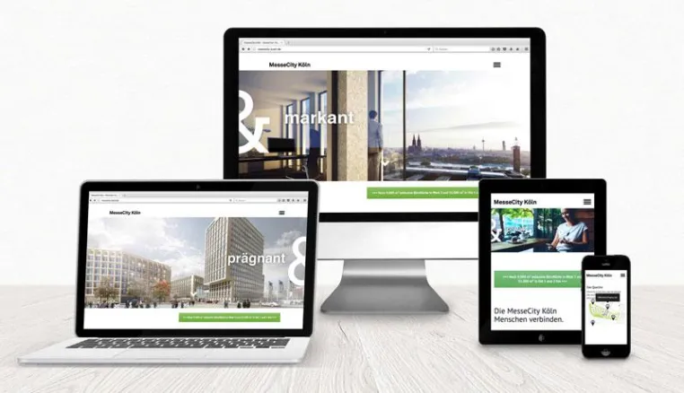 Bild: macevent entwickelt Website für MesseCity Köln