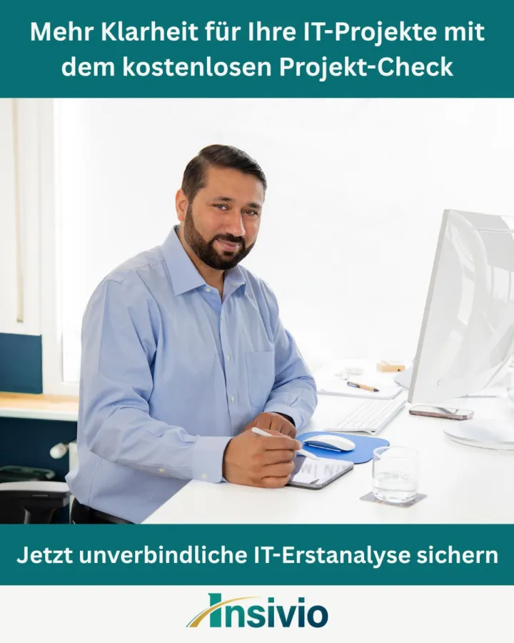 Kostenfreie Potenzialanalyse für Ihr IT-Vorhaben (© Insivio IT GmbH)