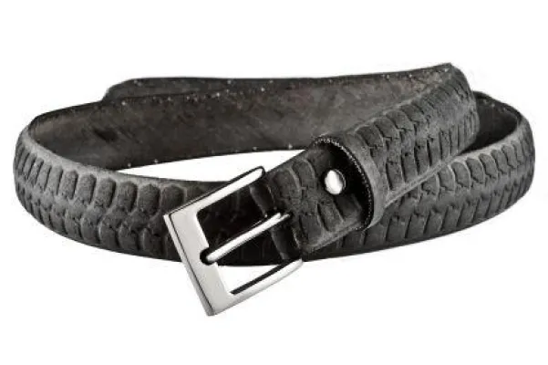 Bild: Gürtel mit Profil: „Rubber di Nero“ von Jan Herskind