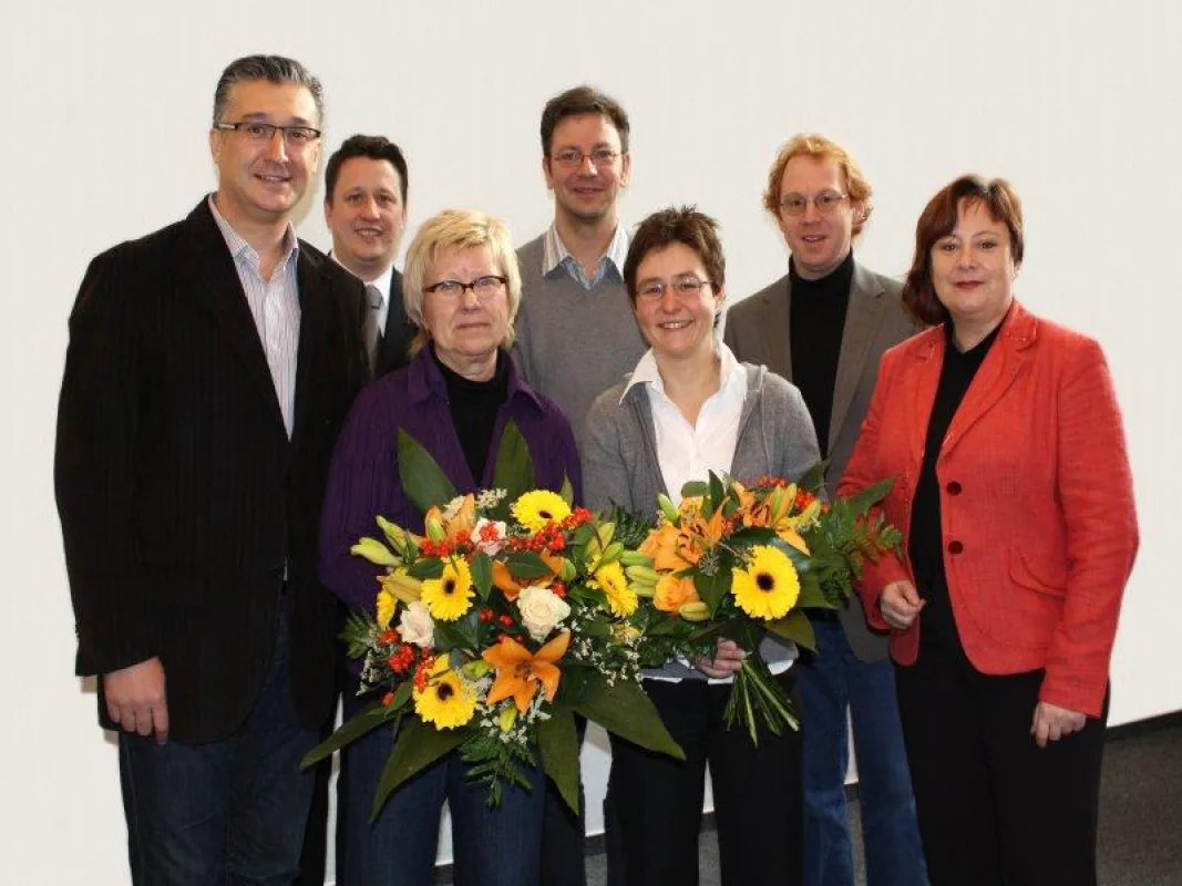 Von links: Peter Adam-Luketic, Peter Triebe, Heide Triebe, Jörg Westphal, Heide Blödorn, Levin Leiser, Gabriele Kösterke.