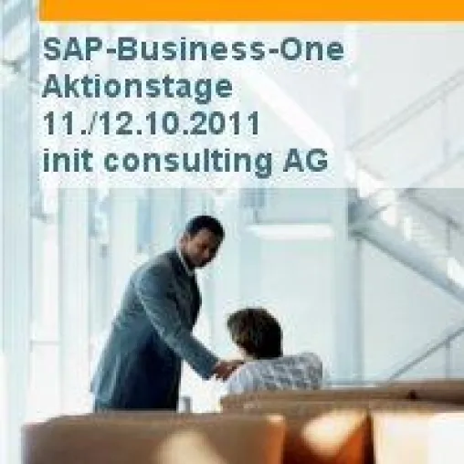 SAP®Business One Aktionstage bei init consulting AG Bild: SAP®Business One Aktionstage bei init consulting AG
