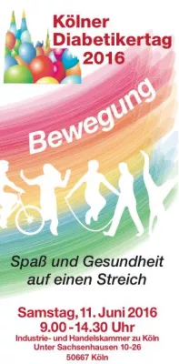 Bild: Kölner Diabetikertag lädt zu Information und Bewegung