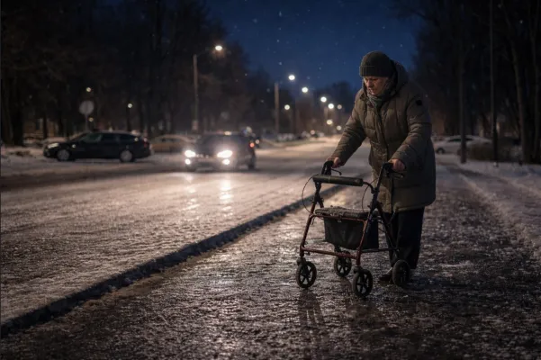 Bild: Blitzeis ohne Schrecken - wie beheizte Wege jetzt Leben retten können