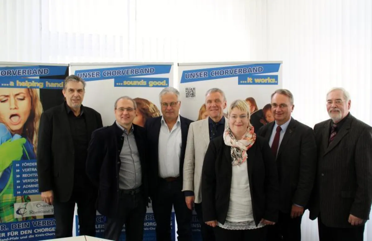 Vorstandsmitglieder des Chorverbandes Rheinland-Pfalz. Foto: Marcelo Peerenboom