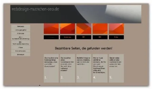 Bild: Webdesign München bietet optisch anspruchsvolle und SEO optimierte Websites