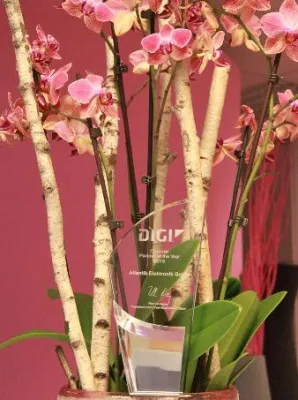 Bild: Atlantik Elektronik GmbH zum zehnten Mal in Folge von Digi ausgezeichnet