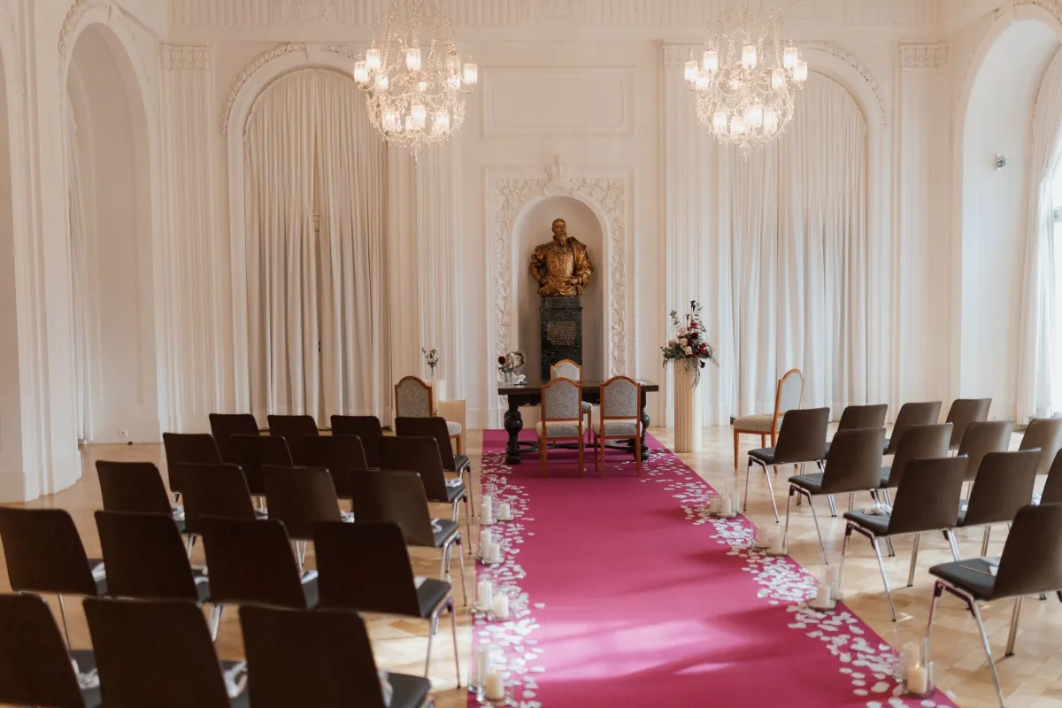 Traumhochzeit im Weißen Saal in Bad Kissingen (© Anja Lorenz)