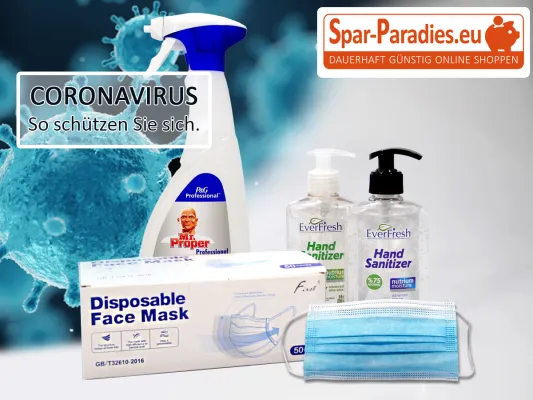 Bild: Das Coronavirus und geeignete Schutzmaßnahmen vor einer Infektion