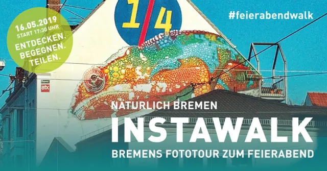 Bild: Natürlich Bremen: Feierabend-Instawalk am 16. Mai. Social Media-Fans entdecken das Viertel. Jetzt anmelden!