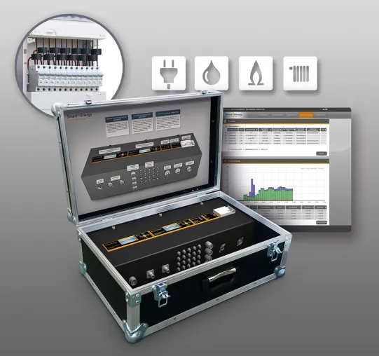 Business Smart Mobil Messsystem erfasst Energieverbräuche vor Ort Bild: Business Smart Mobil Messsystem erfasst Energieverbräuche vor Ort