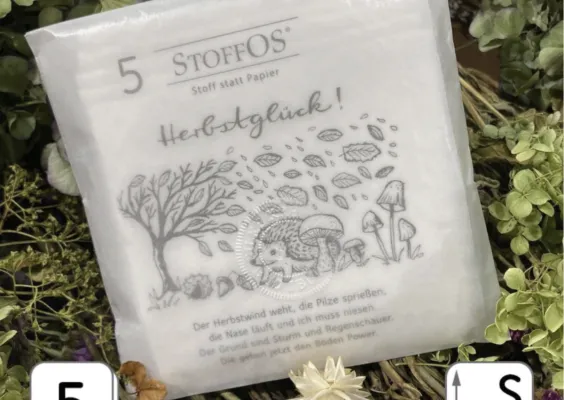 Bild: Schnupfenzeit nachhaltig meistern: "StoffOS" bringt Stoff statt Papier in die Herbsttaschen