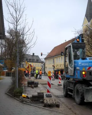 Bild: Abenteuerliche Arbeiten in Garching – Mennicke saniert Rohrleitungen in kampfmittelgefährdetem Gebiet
