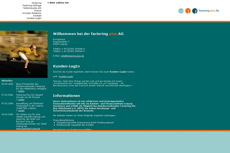 Bild: factoring.plus.AG steigert Umsatz um 54 Prozent