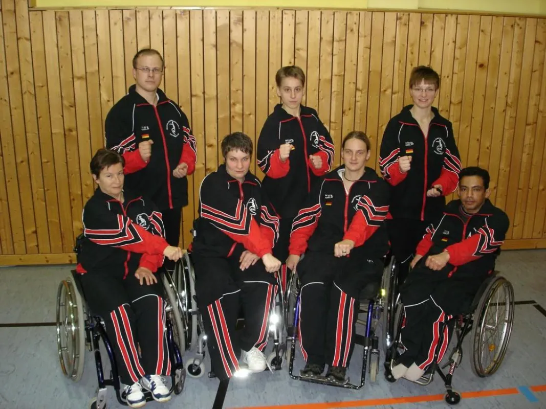 Das deutschae Team und seine Trainer