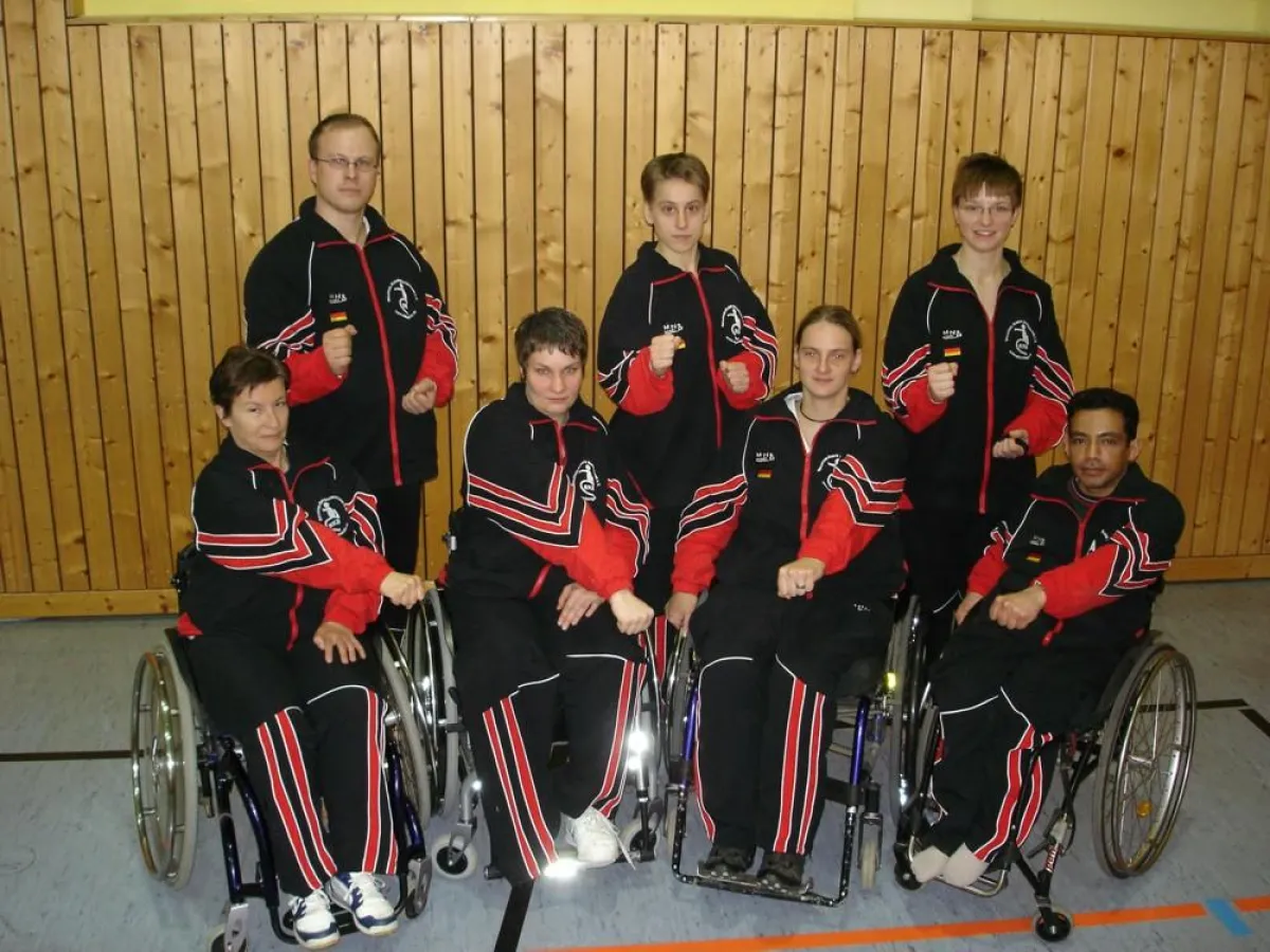 Das deutschae Team und seine Trainer