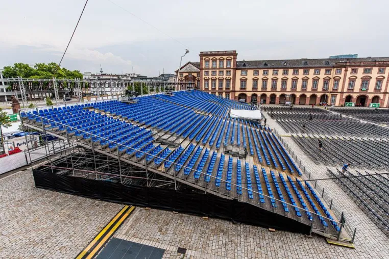 Bild: Infrastruktur im Mannheimer Barockschloss