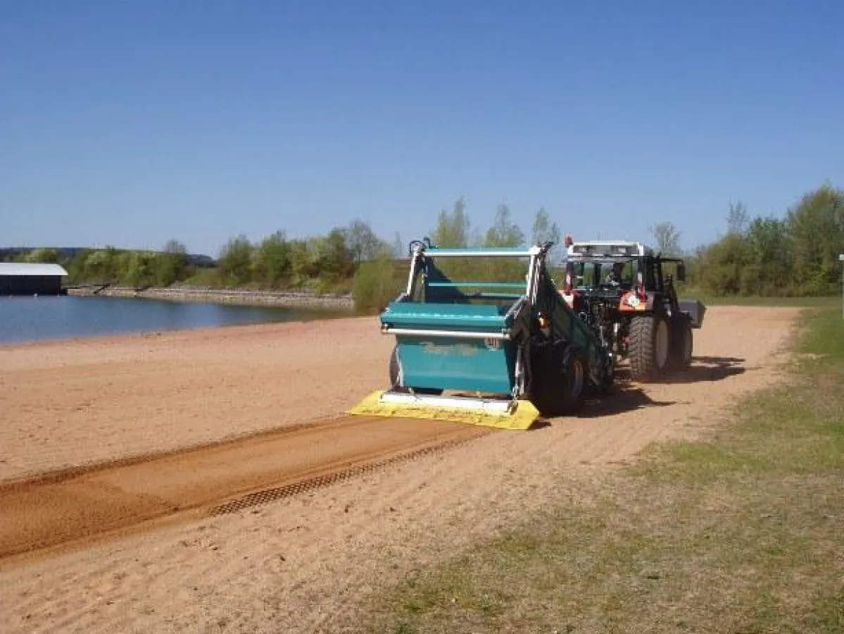 Ein BeachTech 2000 als Garant für ungetrübte Badefreuden.